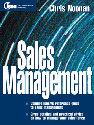 cover image of Sales Management